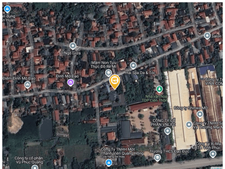 Bán đất 545m² 6.67 tỷ tại Xã Đạo Đức Huyện Bình Xuyên
