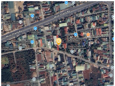 Bán đất MT ĐỒNG KHỞI 284.7m² 5.5 tỷ tại Phường Tân Lợi Thành phố Buôn Ma Thuột