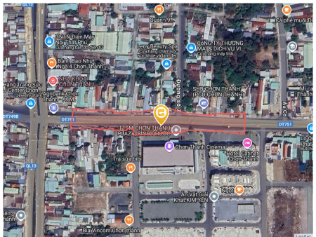 Bán đất 250m² 480 triệu tại Thị trấn Chơn Thành Thị xã Chơn Thành