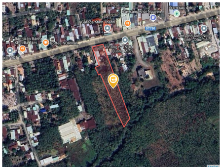 Bán đất 1160m² 550 triệu tại Thị trấn Dầu Tiếng Huyện Dầu Tiếng