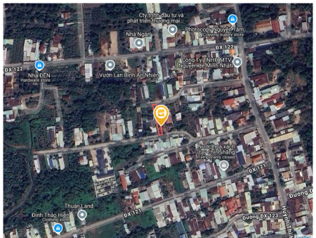 Bán đất 293m² 2 tỷ tại Phường Tân An Thành phố Thủ Dầu Một