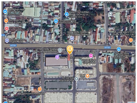 Bán đất 1001m² 180 triệu tại Thị trấn Chơn Thành Thị xã Chơn Thành