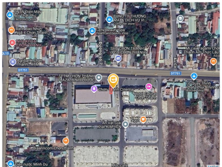 Bán đất 1001m² 180 triệu tại Thị trấn Chơn Thành Thị xã Chơn Thành