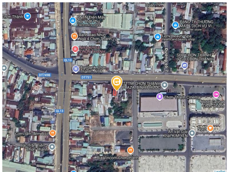 Bán đất 1001m² 180 triệu tại Thị trấn Chơn Thành Thị xã Chơn Thành