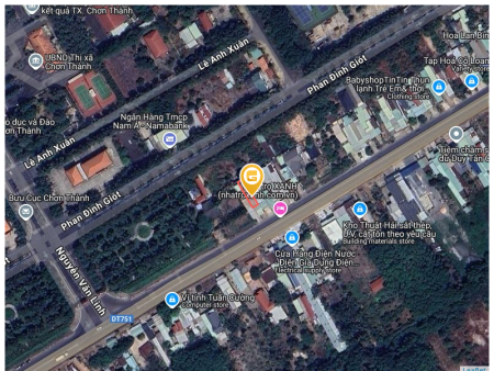 Bán đất 175m² 250 triệu tại Thị trấn Chơn Thành Thị xã Chơn Thành