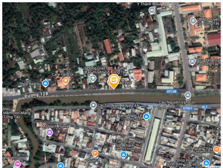 Bán đất 286m² tại Thị trấn Vĩnh Bình Huyện Gò Công Tây