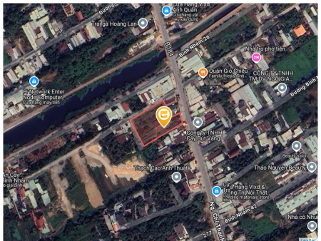 Bán nhà 2615.6m² 55 tỷ tại Phường Bình Nhâm Thị xã Thuận An