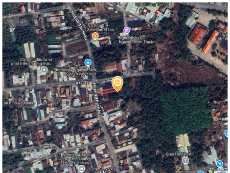 Bán đất 267.2m² 2.9 tỷ tại Phường Tân An Thành phố Thủ Dầu Một