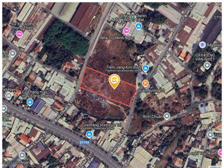 Bán đất 5000.6m² 10 tỷ tại Phường Bình Chuẩn Thị xã Thuận An