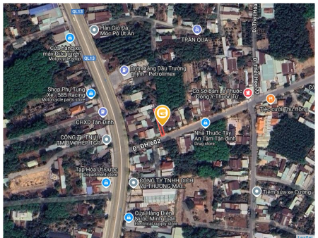 Bán đất 222m² 2.2 tỷ tại Phường Thới Hòa Thị xã Bến Cát