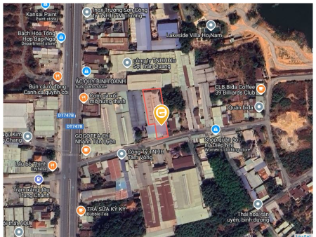 Bán đất 1723m² 26 tỷ tại Phường Thái Hòa Thị xã Tân Uyên