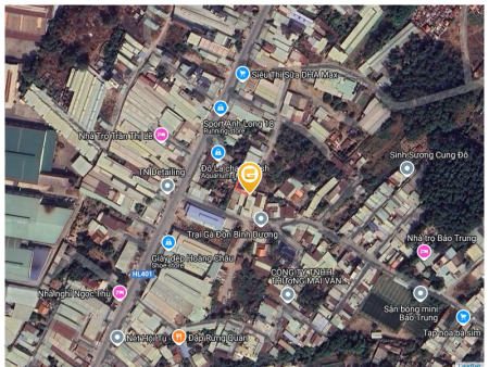 Bán đất 135m² 1.6 tỷ tại Phường Thái Hòa Thị xã Tân Uyên