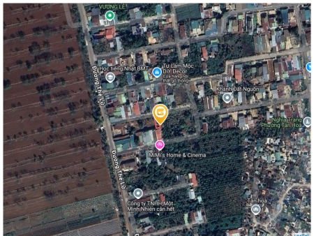 Bán đất 120.7m² ngang 6m giá 1.29 tỷ tại Phường Tân Hòa Thành phố Buôn Ma Thuột