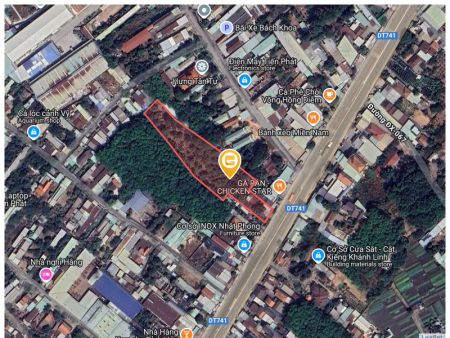 Bán đất 4489.9m² giá 33.6 tỷ tại Phường Tân Định Thị xã Bến Cát