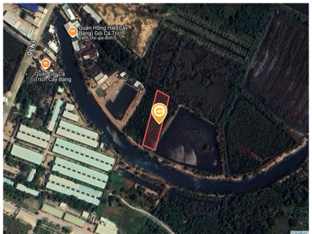 Bán đất 1674.5m² ngang 20.1m giá 1.6 tỷ tại Xã Thuận Yên Thị xã Hà Tiên