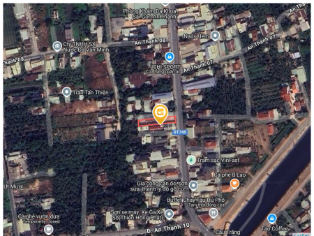 Bán đất 290m² giá 6.5 tỷ tại Phường An Thạnh Thị xã Thuận An