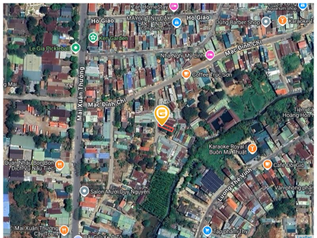 Bán đất 109.7m² ngang 4.9m giá 1.79 tỷ tại Phường Thành Nhất Thành phố Buôn Ma Thuột