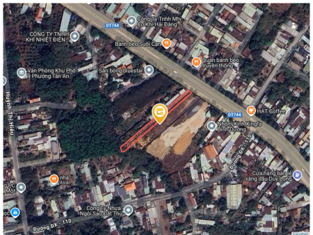 Bán đất 1041m² giá 11.4 tỷ tại Phường Tân An Thành phố Thủ Dầu Một