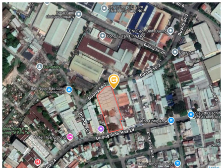 Bán đất 3052.1m² giá 91 tỷ tại Phường Bình Hòa Thị xã Thuận An