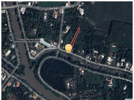 Bán đất 725.7m² tại Xã Bình Ninh Huyện Tam Bình