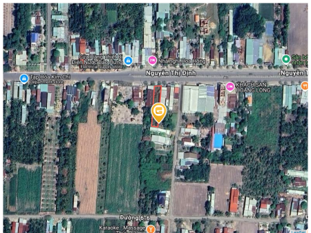 Bán đất 597.7m² ngang 10,4m giá 5.5 tỷ tại Xã Thạnh Đông Huyện Tân Châu