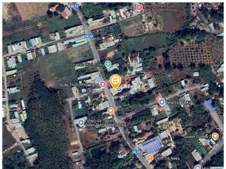 Bán đất 484.8m² ngang 13,7m giá 10 tỷ Xã Long Phước