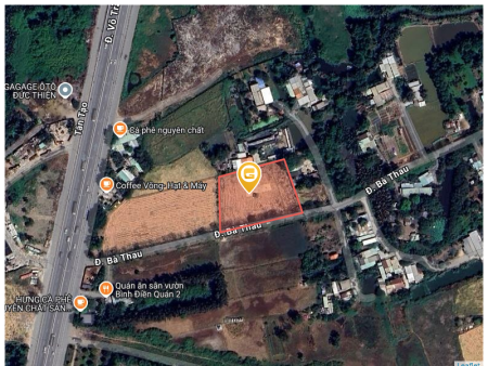 Bán đất 3868.2m² ngang 81.3m giá 35 tỷ Xã Tân Nhựt