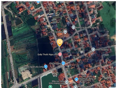 Bán nhà 102m² ngang 6m giá 9.65 tỷ tại thôn Sở Đông, Xã Long Hưng Huyện Văn Giang