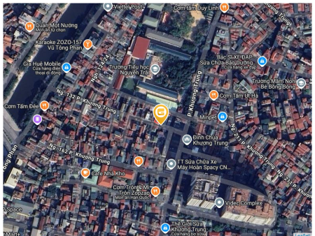 Bán nhà 54m² ngang 5m giá 15 tỷ tại Khương Trung Phường Khương Đình