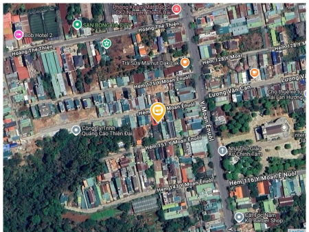 Bán đất 101.4m² ngang 5m giá 2.54 tỷ Phường Buôn Ma Thuột