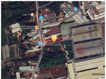 Bán đất 1206.1m² giá 14.5 tỷ Phường Tân Hiệp