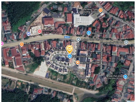 Bán nhà 231,7m2m² ngang 13,2m giá 10.75 tỷ Phường Yên Bái