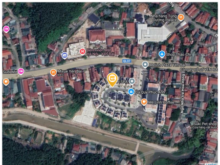 Bán nhà 258,8m² ngang 13m giá 12.22 tỷ Phường Yên Bái