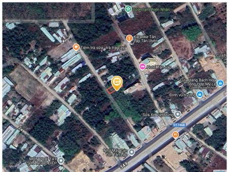 Bán đất 324m² ngang 10m giá 2.4 tỷ Phường Tân Uyên