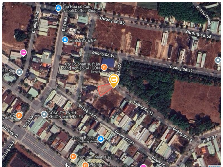 Bán đất 491.7m² ngang 10m giá 19.5 tỷ Phường Bình Dương