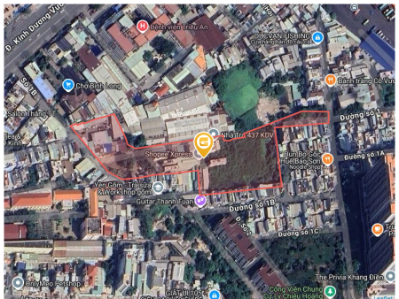 Bán đất 4086,1m² giá 440 tỷ Phường An Lạc