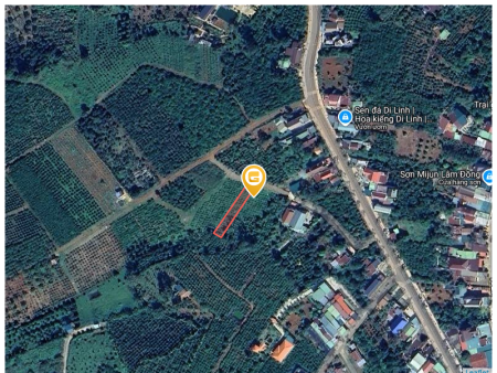 Bán đất 438.8m² ngang 8m giá 1 tỷ Xã Di Linh
