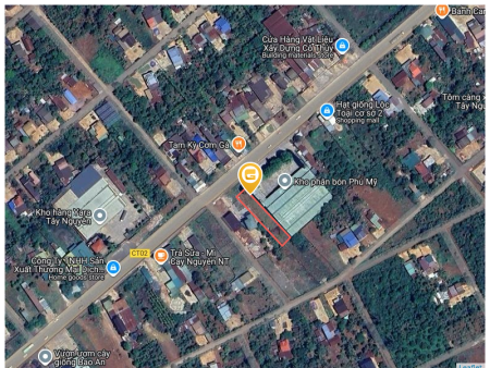 Bán đất 550m² ngang 10m giá 5.5 tỷ Xã Cuôr Đăng