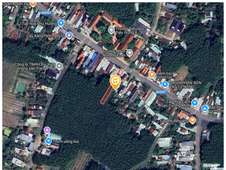Bán đất 1085m² ngang 10m giá 170 triệu Phường Bình Phước
