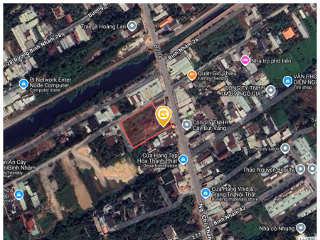 Bán đất 2615.6m² giá 55 tỷ Phường Lái Thiêu
