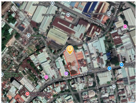 Bán đất 3125.6m² giá 91 tỷ Phường Bình Hòa