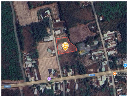 Bán đất 425m² giá 1.6 tỷ Xã Trừ Văn Thố