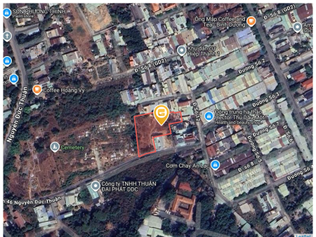 Bán đất 2643.6m² giá 26.44 tỷ Phường Phú Lợi