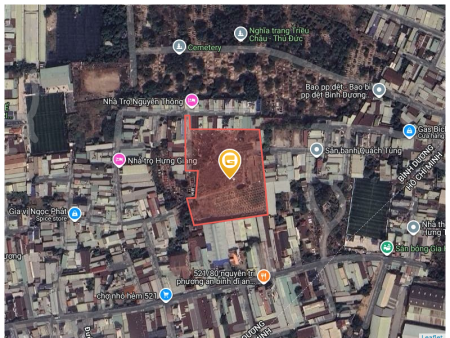 Bán đất 7322.1m² giá 124 tỷ Phường Dĩ An