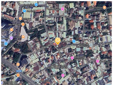 Bán đất 124m² giá 6 tỷ Phường Phú Lợi