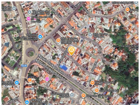 Bán đất 190.7m² ngang 6,4m Phường Ninh Hòa