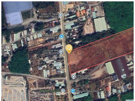 Bán đất 16000m² ngang 40m giá 70 tỷ Phường Long Nguyên có 6000 skc đóng một lần 50 năm.