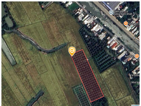 Bán đất 7877.2m² ngang 47m giá 2.8 tỷ Phường Ô Môn