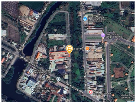 Bán nhà kho VÕ HỮU LỢI 543m² giá 9.6 tỷ Xã Bình Lợi