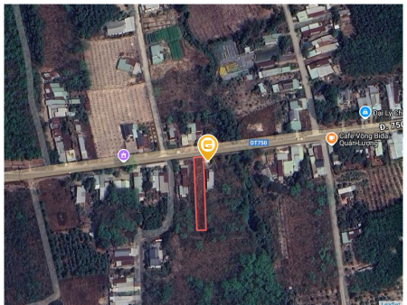 Bán đất 893.6m² ngang 10m giá 1.3 tỷ Xã Trừ Văn Thố